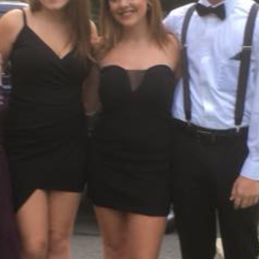 Black short dress, worn once.